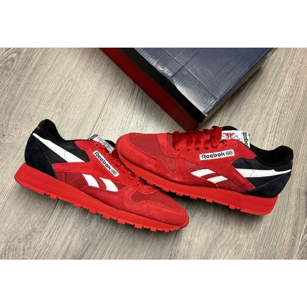 Reebok Classic Leather Varsity Summer "Red/White/Black" Men's Shoe